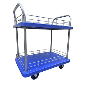 Mua Xe đẩy hàng 2 tầng MINGWEI tải trọng 300kg (HÀNG CHÍNH HÃNG)