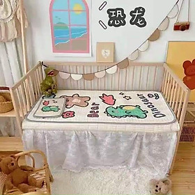 Mua Chiếu điều hòa cao su non họa tiết in hình 5D cho bé dùng 4 Mùa (kèm gối