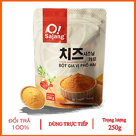 Bột gia vị Phô mai O Sajang loại 250g - Chuẩn 100% vị phô mai