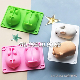 Mua Khuôn silicon làm bánh bao  bánh trôi nước  rau câu thỏ con  heo mập - Mã số 1021