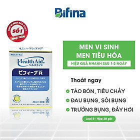 [COMBO 3 HỘP] Men vi sinh Bifina Nhật Bản R 20 gói - Dành cho người bị viêm đại tràng, rối loạn tiêu hóa