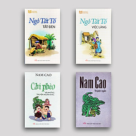 Combo 4 cuốn Văn học Việt Nam: Tắt Đèn + Việc Làng (Ngô Tất Tố) + Chí Phèo + Nam Cao Truyện Ngắn