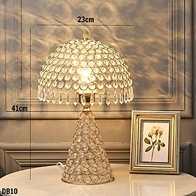 Đèn ngủ để bàn Tân cổ điển DB10 đính pha lê cao cấp, mang cả không gian lãng mạn tới bên bạn