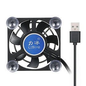 5cm Mobile Phone Heat Dissipation Fan Smartphone Tablet Radiator Mini Portable Design Fast Cooling with 4 Suction Cups