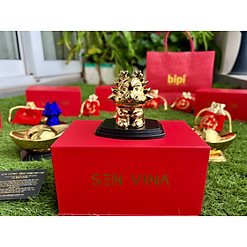 Mua Tượng Rồng bipi  Kim Long Phú Quý  đế đen mờ - Quà tặng Phong Thủy