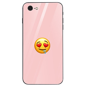 Ốp kính cường lực cho điện thoại iPhone 6 Plus/6s Plus - emoji kute MS EMJKT025