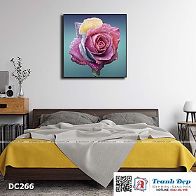 Tranh đơn canvas treo tường Decor Hoa hồng - DC266