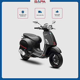 Hình ảnh Xe Tay Ga Vespa Sprint S 150 Màu Đen Sần Black Opaco