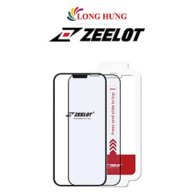 Dán màn hình cường lực Full viền chống tia xanh Zeelot SOLIDsleek dành cho iPhone 13 Series (hỗ trợ Kit dán) - Hàng chính hãng