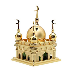 Mosque Model Handicraft Car Interior Ornament for Home Holiday Gifts