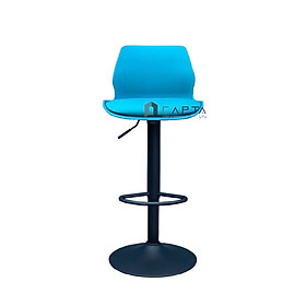 Mua Ghế quầy bar có nệm chân thép CB2276A-P Nội thất Capta Ghế bar lưng tựa nhựa nệm giả da pvc êm ái chân thép mạ tăng giảm hcm