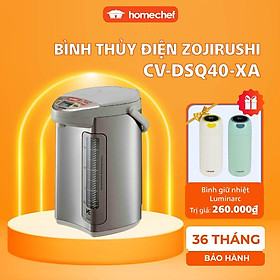 Mua Bình thủy điện Zojirushi 4L CV-DSQ40-XA  công suất 720W  sản xuất tại Nhật Bản  bảo hành 1 năm | HÀNG CHÍNH HÃNG
