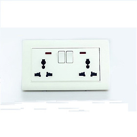 Mua Ổ Cắm Điện Âm Tường Chống Giật Có công tắc TK-BS2P