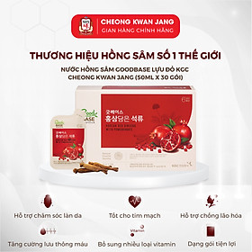 Nước Hồng Sâm Hàn Quốc Goodbase Lựu Đỏ KGC Cheong Kwan Jang (50ml x 30 gói)