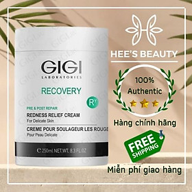 Hình ảnh Kem dưỡng làm dịu, phục hồi, tái tạo da GiGi Recovery Redness Relife Cream 50ml - Hee's Beauty Skincare.