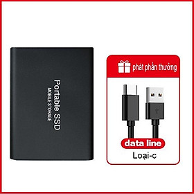 Hình ảnh Ổ Cứng di động SSD 16TB/30TB ổ di động 4TB/8TB Usb 3.0 Loại-c HD ổ cứng ngoài 1TB/2TB - Đen, Đen