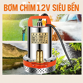 Máy Bơm Chìm 12V Chạy Ắc Quy – Bơm Tõm Lõi Đồng Siêu Bền, Lưu Lượng Mạnh, Hút Nước Cực Nhanh