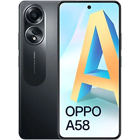 Điện Thoại Oppo A58 6GB/128GB - Hàng Chính Hãng -  Đen