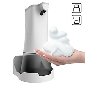 350mL Automatic Foam Soap Dispenser Infrared Hand-free Touchless USB Soap Dispenser Foam Liquid Lotion Gel Auto Hand
