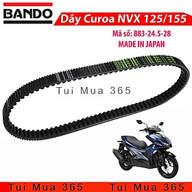 Dây curoa Bando 2 mặt răng FDC Yamaha NVX 125/155 ( Made in Japan )