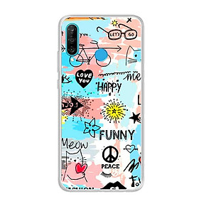Ốp điện thoại Huawei P30 Lite - Silicon dẻo - 0126 FUNNY - Hàng Chính Hãng