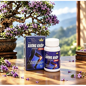 Viên xương khớp  Kingphar New  - Hộp 40 viên - Dưỡng Khớp, Giúp Phục Hồi Cấu Trúc Mô Sụn Khớp