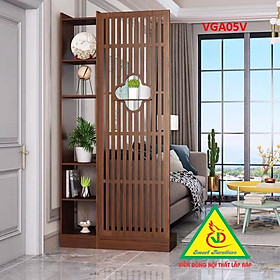 KỆ VÁCH NGĂN PHÒNG KHÁCH , NHÀ BẾP ( 1 VÁCH 1 KỆ) VGA05V