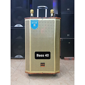 Mua Loa kéo Karaoke Bluetooth BNIB 1506A: Bass 40  Thiết kế 3 loa  Công suất 500W  Chống hú tốt. 2 Micro chất liệu kim loại cao cấp