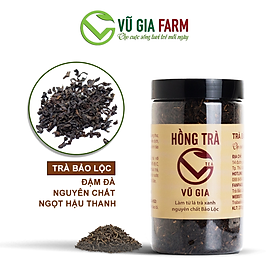 Hồng Trà ( Trà Đen) Cao Cấp Nguyên Chất Vũ Gia (200g/ hũ) + Tặng 5 Túi Lọc Đựng Trà