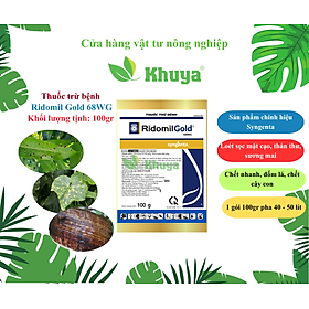 Thuốc trừ bệnh Ridomil Gold 68WG 100gr hàng hiệu Syngenta