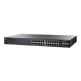 Thiết bị chia mạng Switch Cisco SF350-24P-K9-EU - Hàng Nhập Khẩu