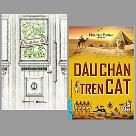 Combo 2 cuốn Tôi Đi Tìm Tôi + Dấu Chân Trên Cát/ Bộ sách kiến thức về kĩ năng sống hay nhất
