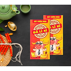 Combo 5 BAO LÌ XÌ MỪNG TUỔI CHÚC MỪNG NĂM MỚI TẾT TÂN SỬU 2021 – Mẫu Mới nhất, Chất Liệu Giấy Xịn Loại 1, Phù Hợp Với Mọi Lứa Tuổi