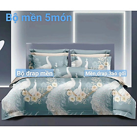 Bộ drap mền Tencel HOẶC chăn lẻ /vải nhập Hàn Quốc đỉnh cao mát mềm mại