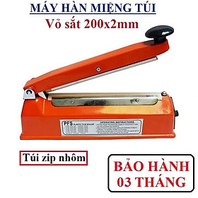 Mua Máy hàn túi nilon pfs200 - Máy ép miệng túi size 200x2mm - Máy hàn mép túi nilon đa năng