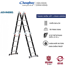 Mua Thang Nhôm Đa Năng 4 Đoạn 16 Bậc Advindeq ADM104