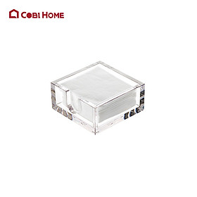 Mua khay đựng giấy ăn  đựng đồ đa năng bằng nhựa màu trong suốt cao cấp 376605. Nhập khẩu phân phối chính hãng cobi home .