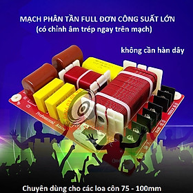 MẠCH PHÂN TẦN 2 LOA WEAH2507 - LOẠI CÔNG SUẤT LỚN CÓ CHỈNH ÂM - GIÁ 1 MẠCH - PHÂN TẦN FULL ĐƠN