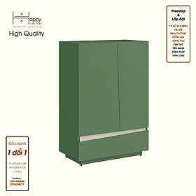 [Happy Home Furniture] VIGGO, Tủ lưu trữ 2 cửa mở - 1 ngăn kéo, 62cm x 32cm x 90cm ( DxRxC), TCM_173