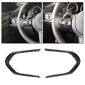 2 Pcs. Steering Wheel Knob Decorative Sticker in Carbon Look for  M3 F80 F82 F83, Accessories