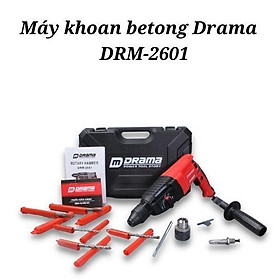MÁY KHOAN 3 CHỨC NĂNG 1050W 26MM 2601 DRAMA THI_DRM_2601 - HÀNG CHÍNH HÃNG
