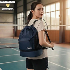 Balo dây rút thể thao Xbags chống nước 6005 – Túi rút gym đa năng có ngăn giày, size lớn tiện dụng!