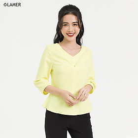 Áo peplum xếp ly ngực LAMER L61B20Q035