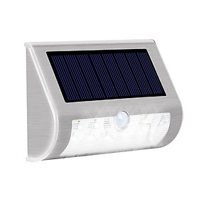 Đèn năng lượng mặt trời ngoài trời với cảm biến chuyển động PIR 80 hạt đèn LED mỗi LED 0,2W, tiêu thụ điện năng thấp Góc điều chỉnh 110 độ