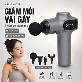 Máy massage cầm tay Kachi MK377 với 9 cấp độ rung - hàng chính hãng
