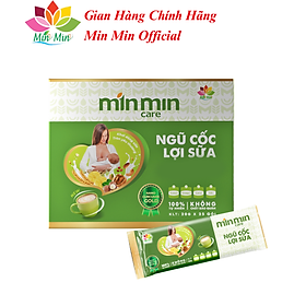 Ngũ Cốc Lợi Sữa Min Min Care (1 Hộp 500gr - 25 gói) Chuyên Lợi Sữa và Phục Hồi Sức Khỏe Sau Sinh