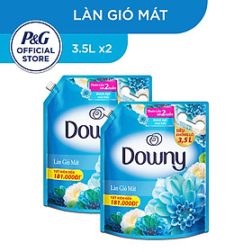 Combo 2 Nước Xả Vải DOWNY Hương Nước Hoa Cao Cấp Túi 3.5L