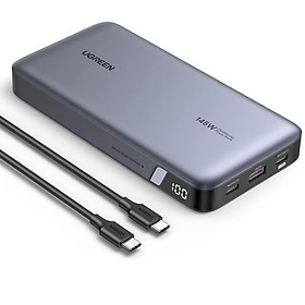 Mua Ugreen UG27739PB205TK 25.000 mAH 145W 2c1a Sạc Dự Phòng Hỗ trợ Sạc Nhanh Hai Chiều kèm cáp c-c 0.5m - HÀNG CHÍNH HÃNG