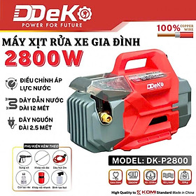 MÁY RỬA XE 2800W CÓ CHỈNH ÁP DK-P2800 DEKO - HÀNG CHÍNH HÃNG