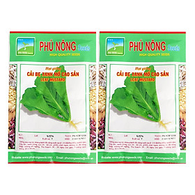 Mua Bộ 2 Gói Hạt Giống Cải Bẹ Xanh Mỡ Cao Sản Phú Nông (20g / Gói)